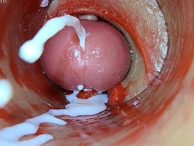 深插阴道内镜头捕捉精液喷射ASMR asian handsom merry sex videos