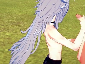 原神耽美 - Razor被Diluc打手枪和操 - 日本亚洲漫画动漫游戏色情同性 asia gay porn video