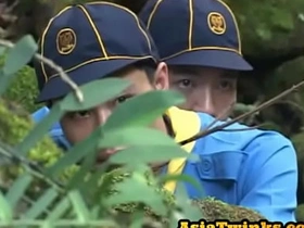 瘦亚裔侦查员口交后享受野战 porn careless korean cute