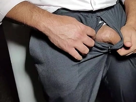 YURI GACHO - 发情的老板当众打飞机射精 - 帅哥在大家面前撸大鸡巴狂射 asian gay abusive sex videos