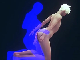 耽美伪娘-性感猫耳伪娘激烈性爱完整版-女装子日本亚裔动漫游戏同志色情 gay sex videos of asian