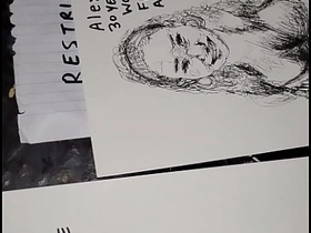 快速素描中给女人奶子喷上精液作为收尾 japanese elated twins porn