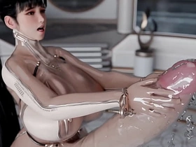 肥臀Ana肛交她的变性继女，Eve打飞机并把精液射满她的西装 sex videos boys gay asian