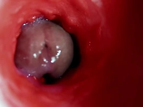 一根漂亮的大鸡巴在湿滑的小穴里汹涌抽插，啪啪作响！ asian tutor detached porn