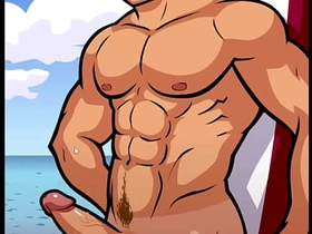 雄风系列：服务生 gay porn fat dick korean