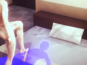 妖艳绿发女装少年惊艳技巧 - 日本亚洲漫画风男同色情 cheerful porn asian amateur