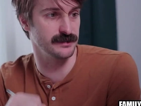 继父教继子法语 Angel Santana & Seb Leblan hot shower gay porn